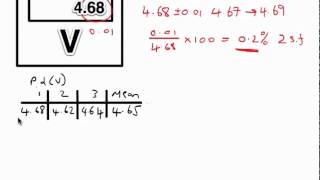 A Level Physics ISA Help Part 3 - Percentage Uncertainties