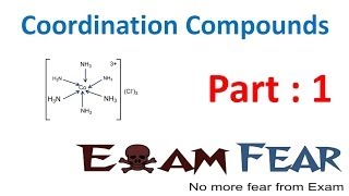 Chemistry Coordination Compounds part 1 (Introduction) CBSE class 12 XII